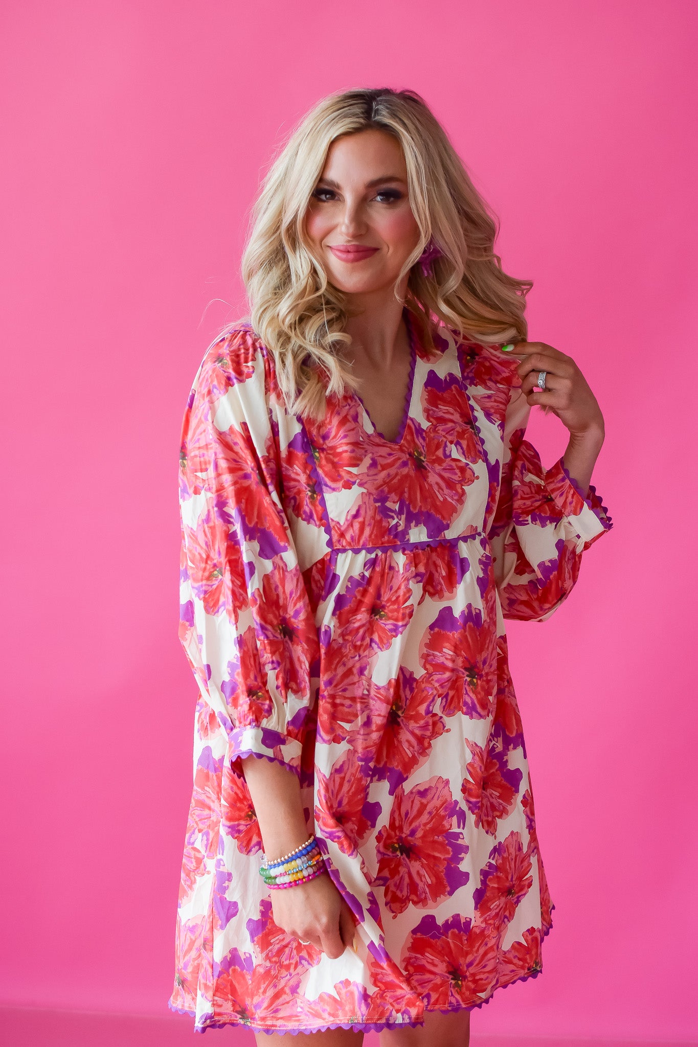Hudson Floral Mini Dress