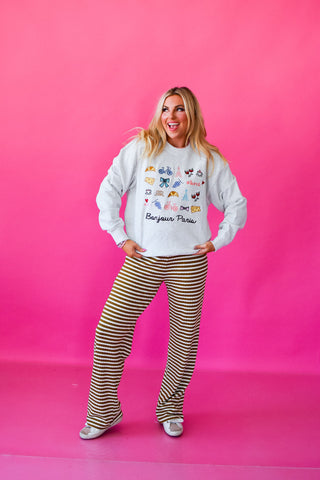 Bonjour Embroidered Sweashirt