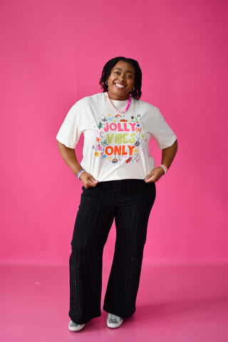 Jolly Vibes Only Graphic Tee