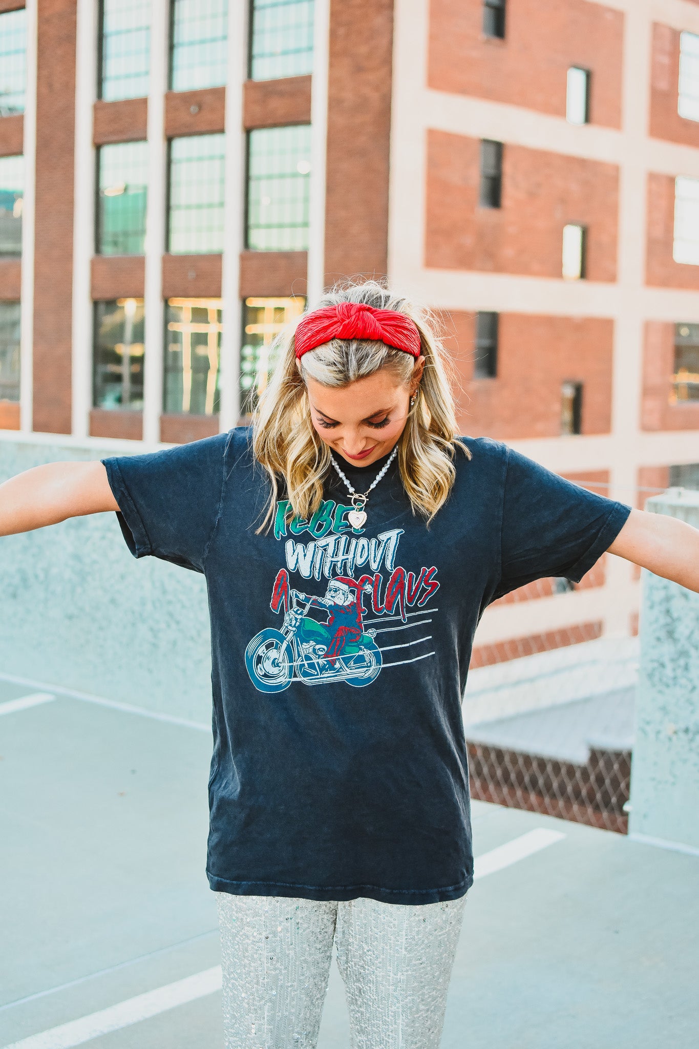 Rebel Without a Claus Graphic Tee - RESTOCK