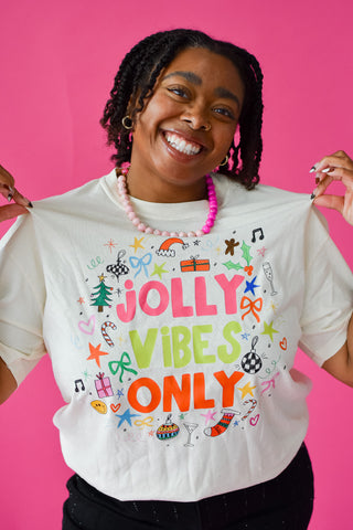 Jolly Vibes Only Graphic Tee