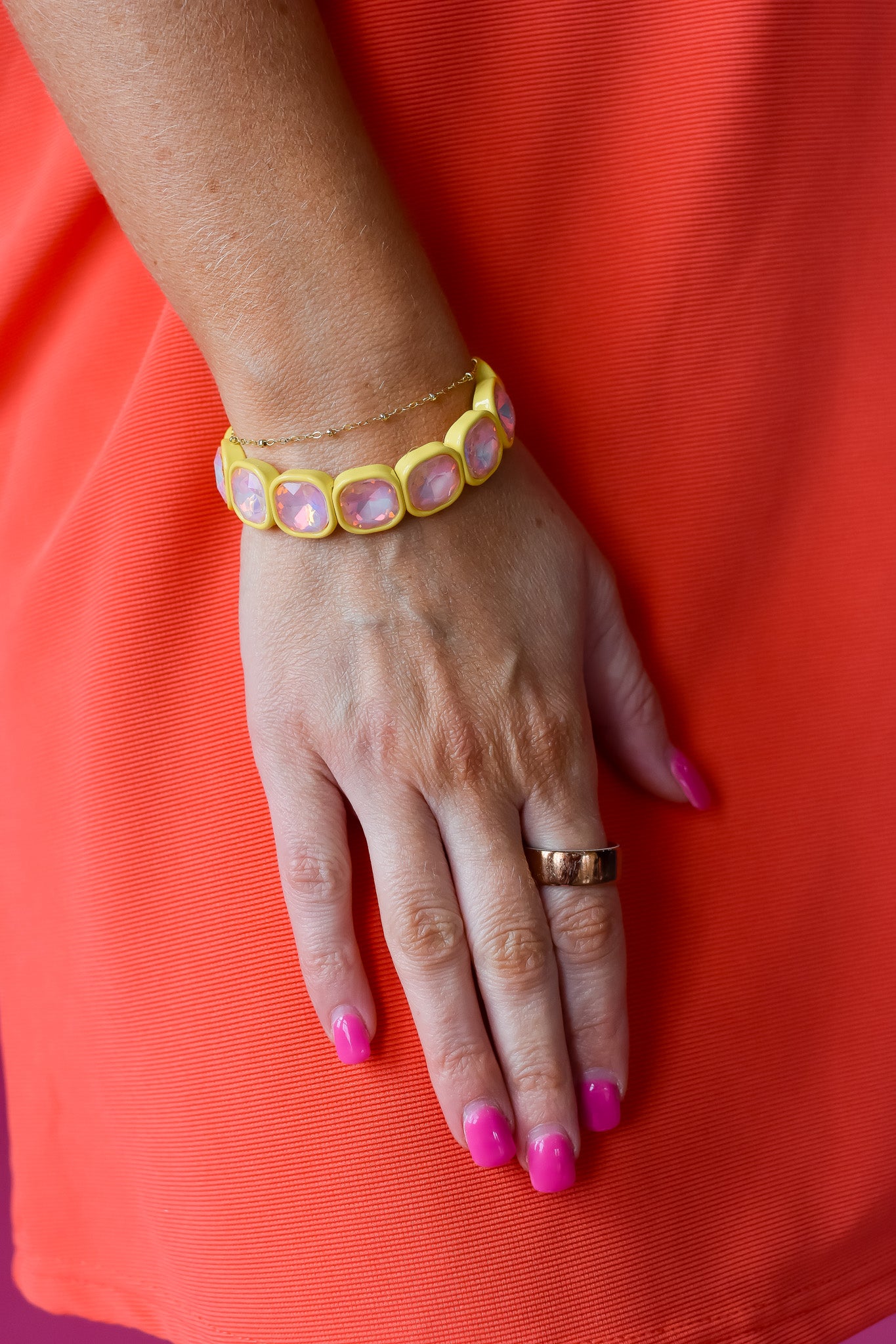 Elise Bracelet - Yellow RESTOCK