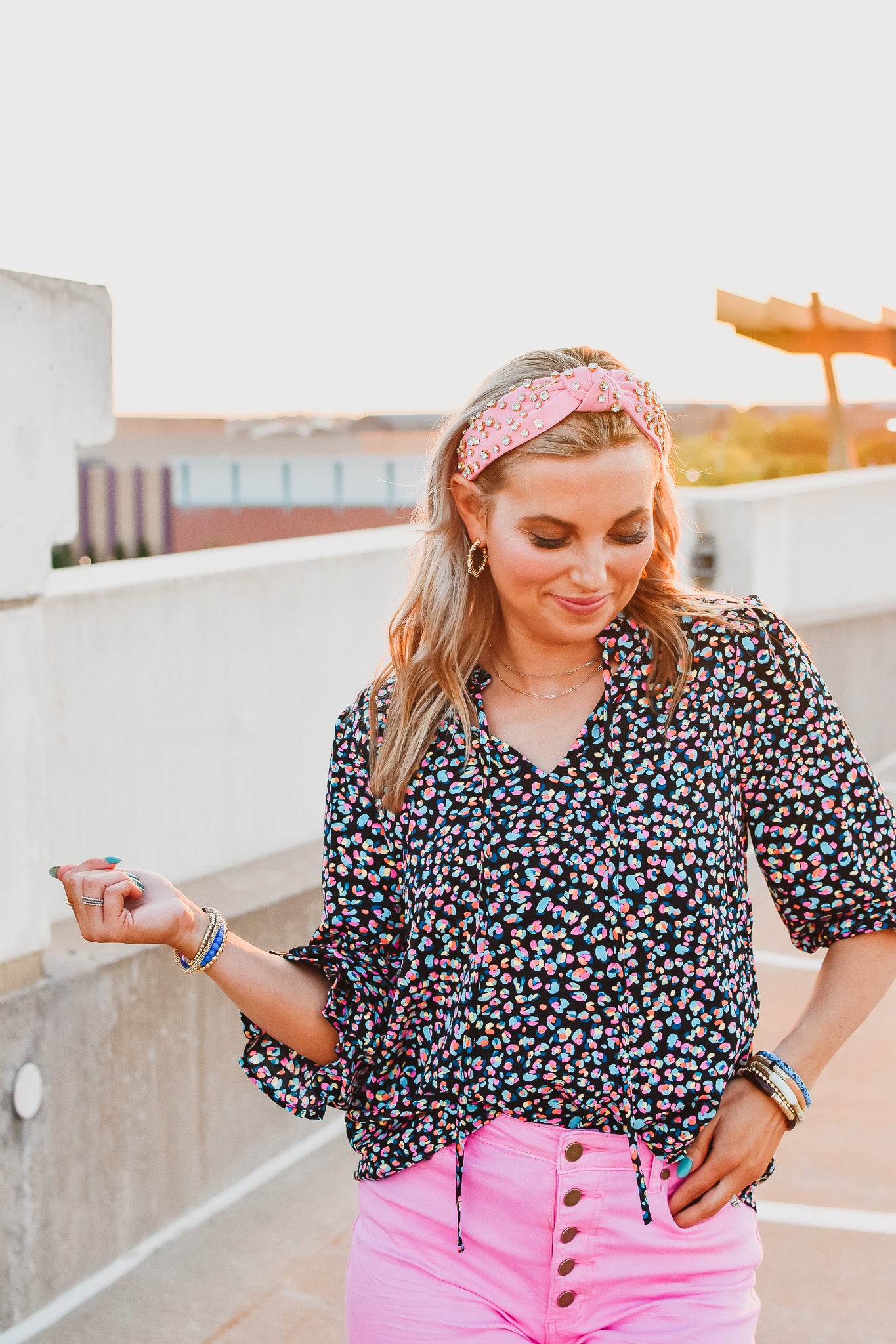 Sasha Leopard Top