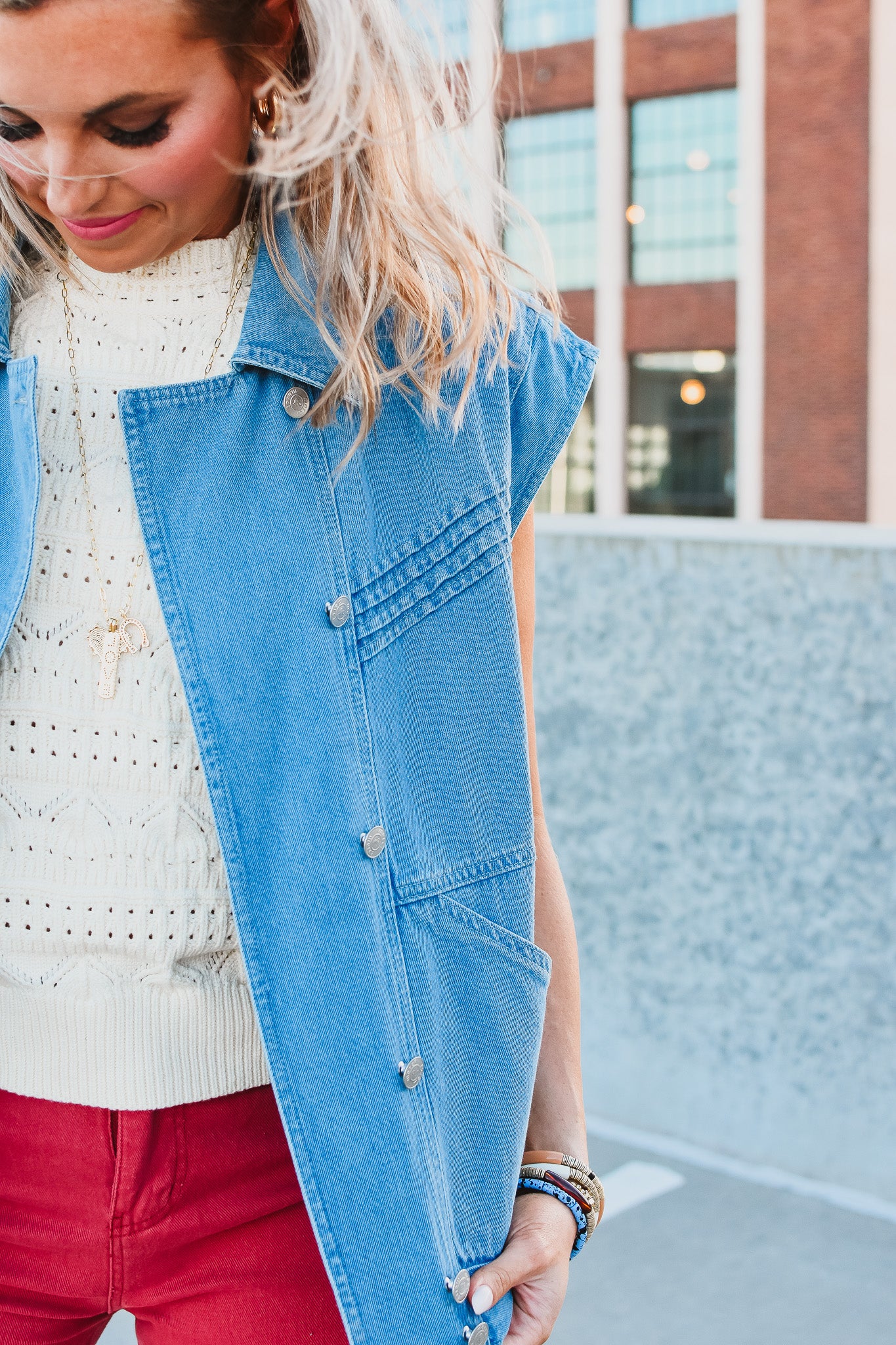 Maggie Denim Vest