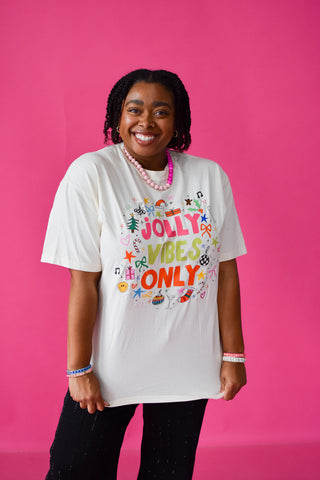 Jolly Vibes Only Graphic Tee