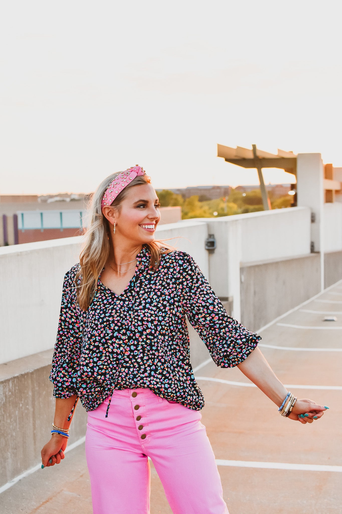 Sasha Leopard Top