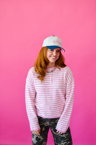 Allister Striped Henley Pullover