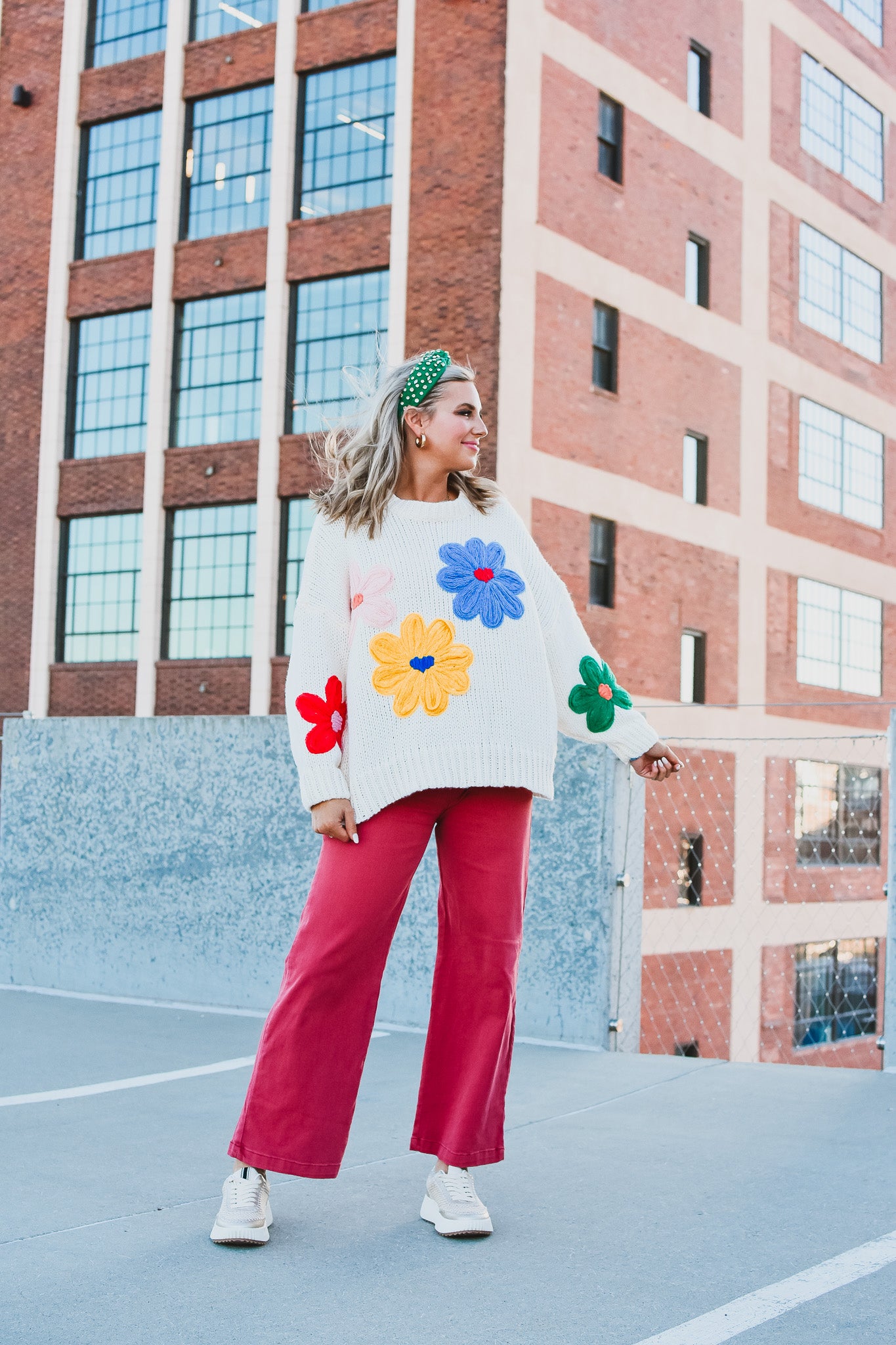 Shay Floral Sweater