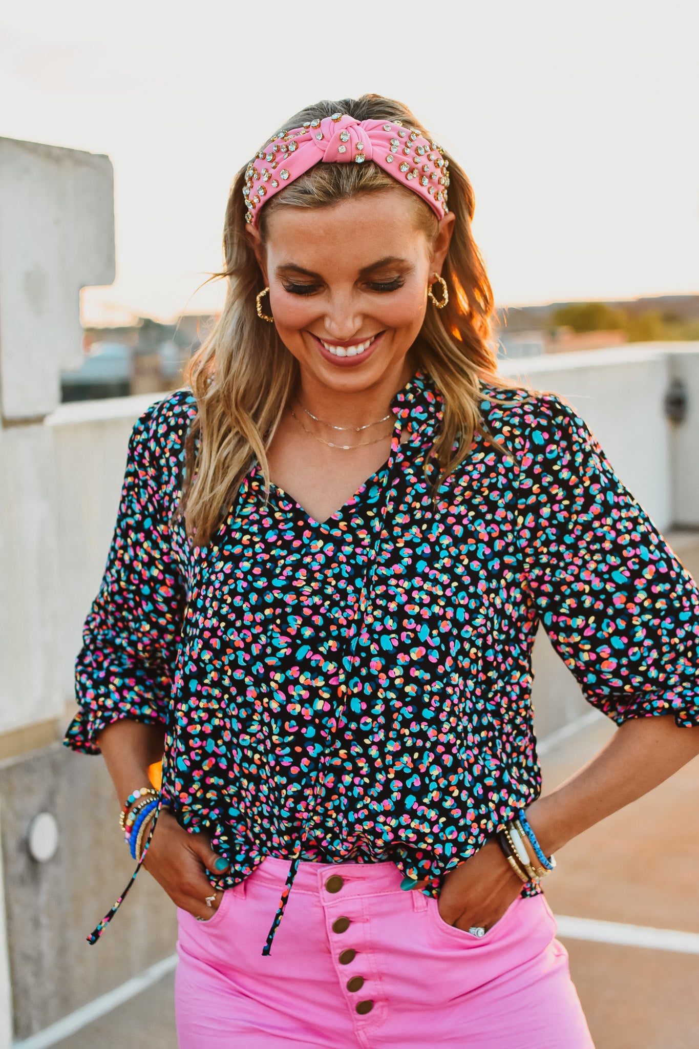 Sasha Leopard Top