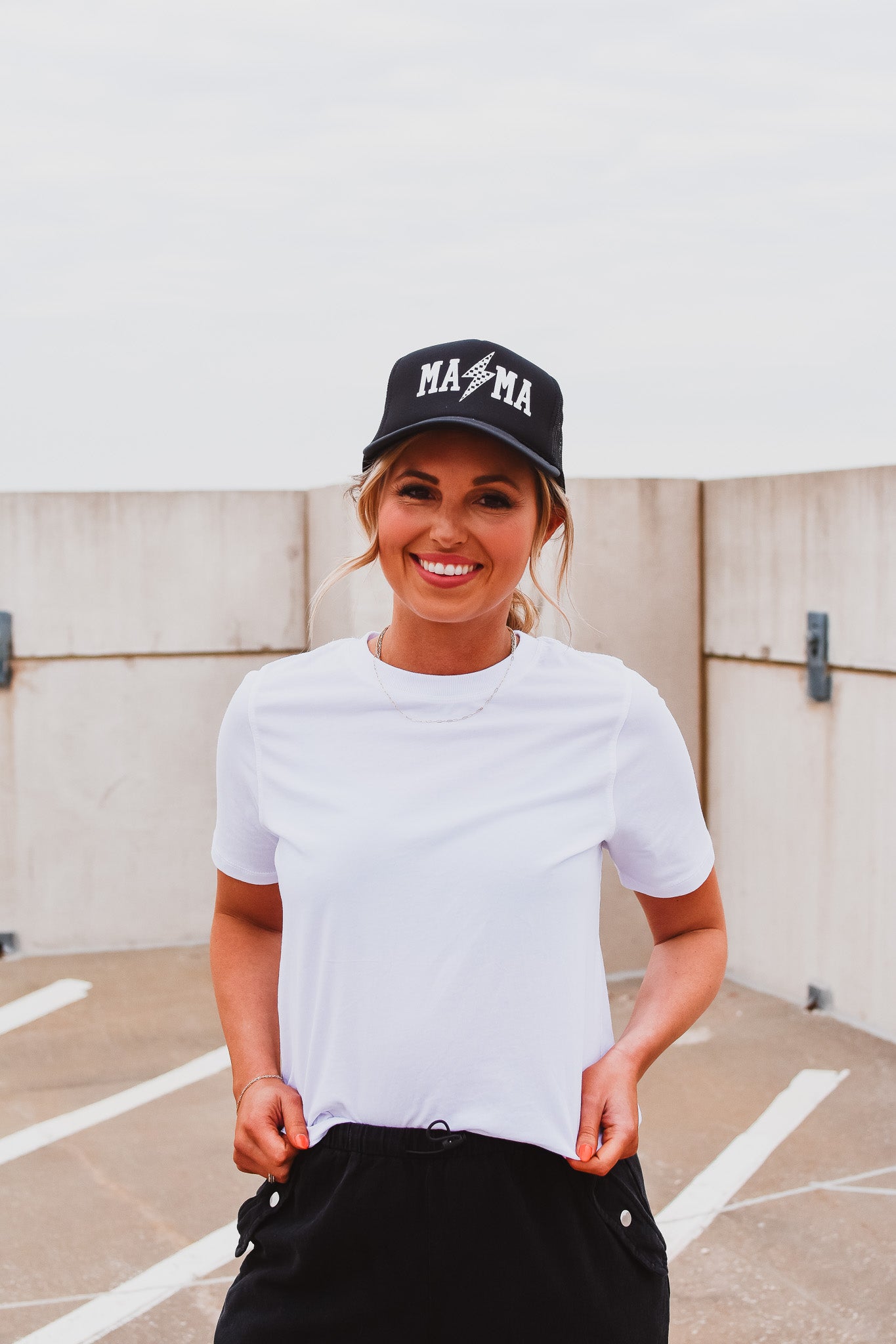 Kate Classic Boxy Fit Tee in White- RESTOCK