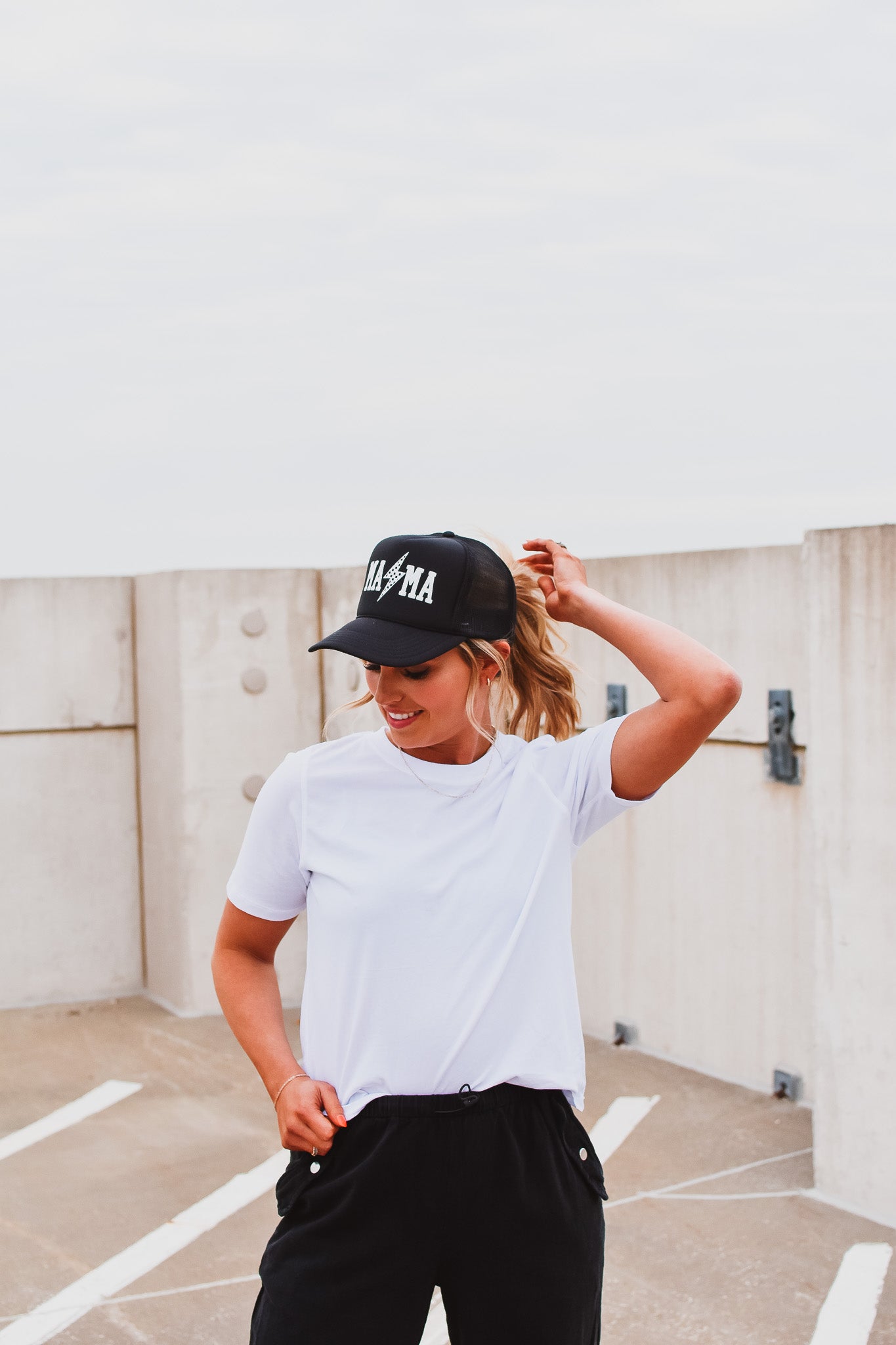 Kate Classic Boxy Fit Tee in White- RESTOCK