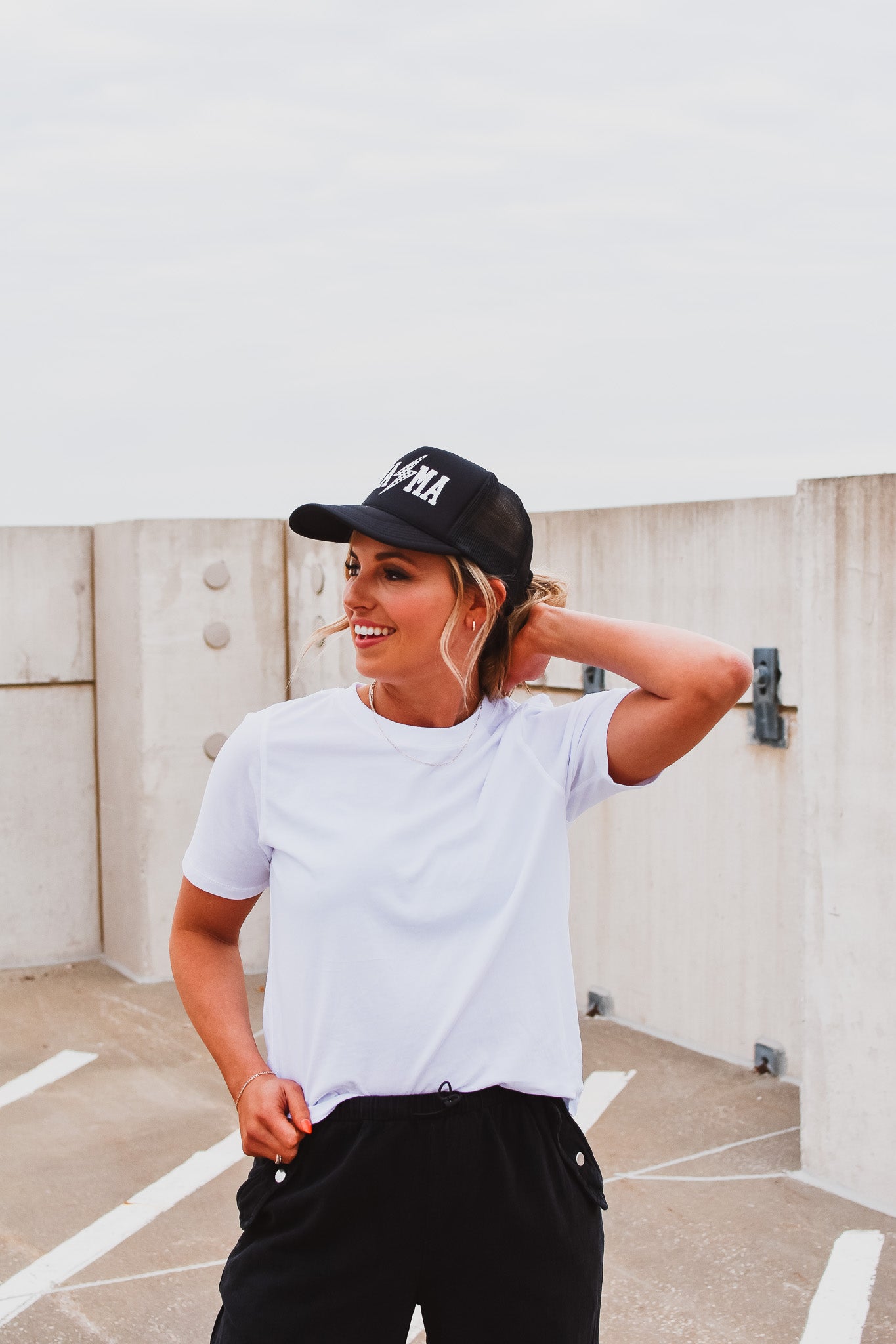 Kate Classic Boxy Fit Tee in White- RESTOCK