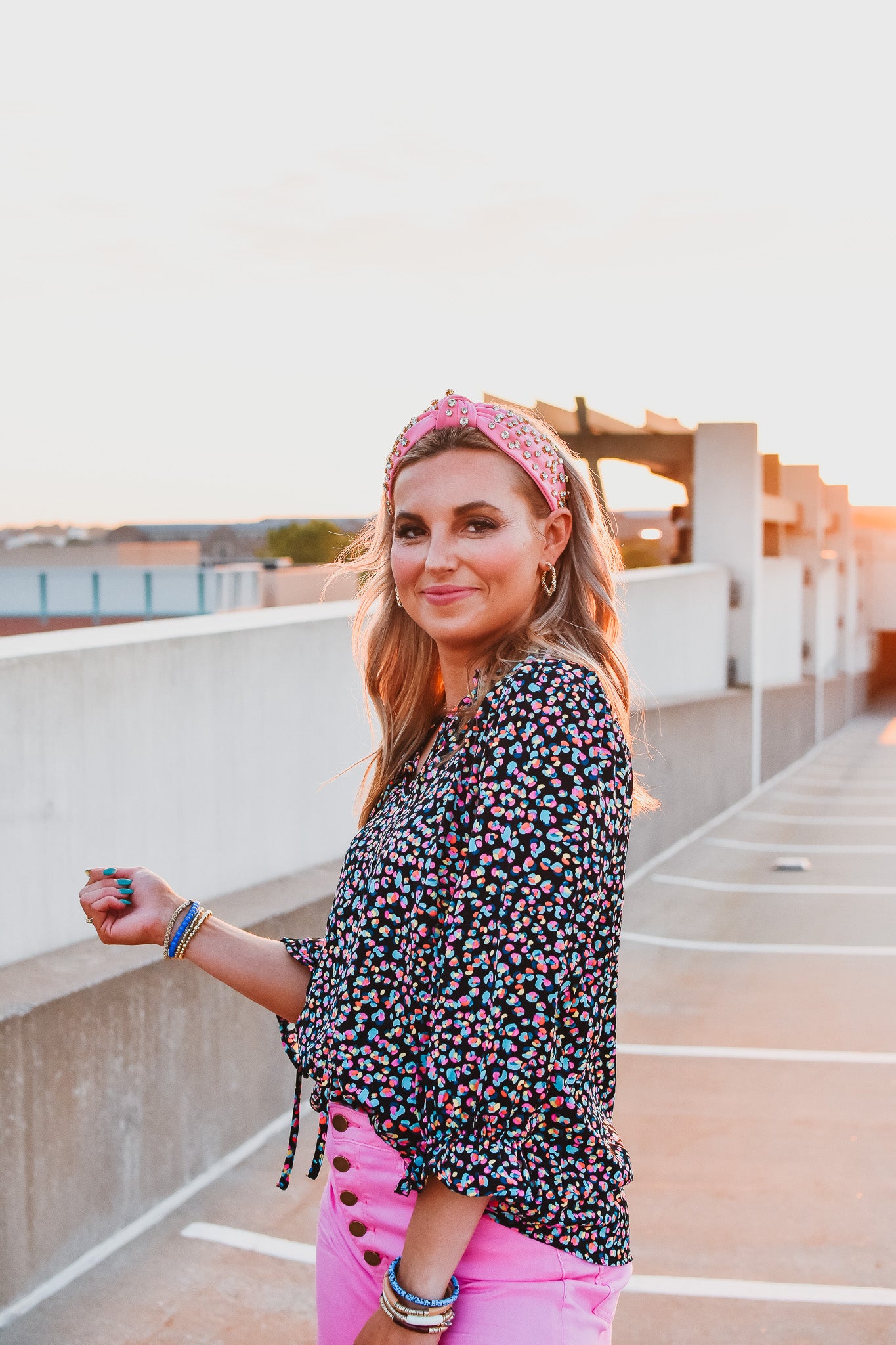 Sasha Leopard Top