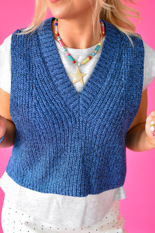 Autumn Short Sleeve Mix Media Top