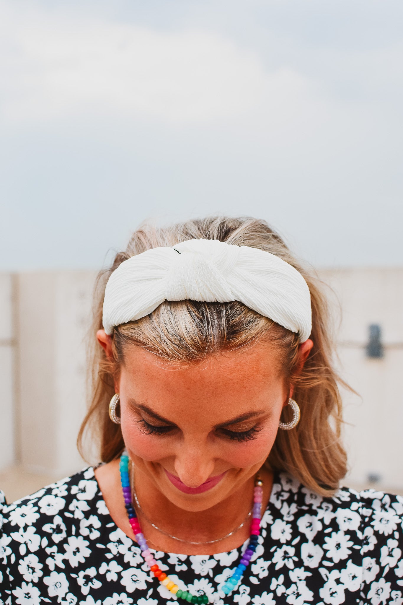 Cream Muslin Headband
