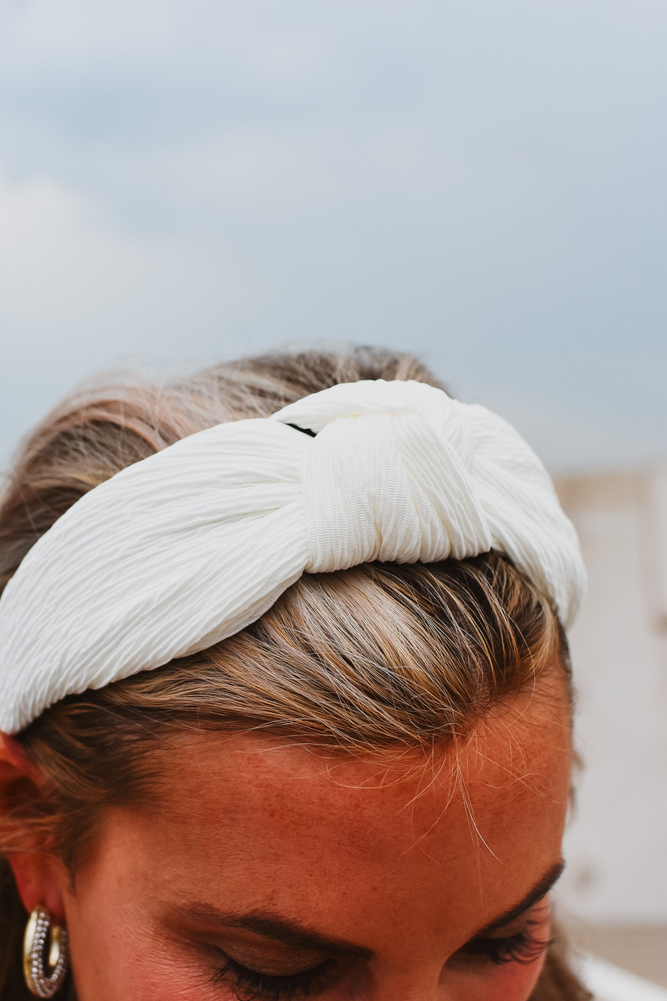 Cream Muslin Headband