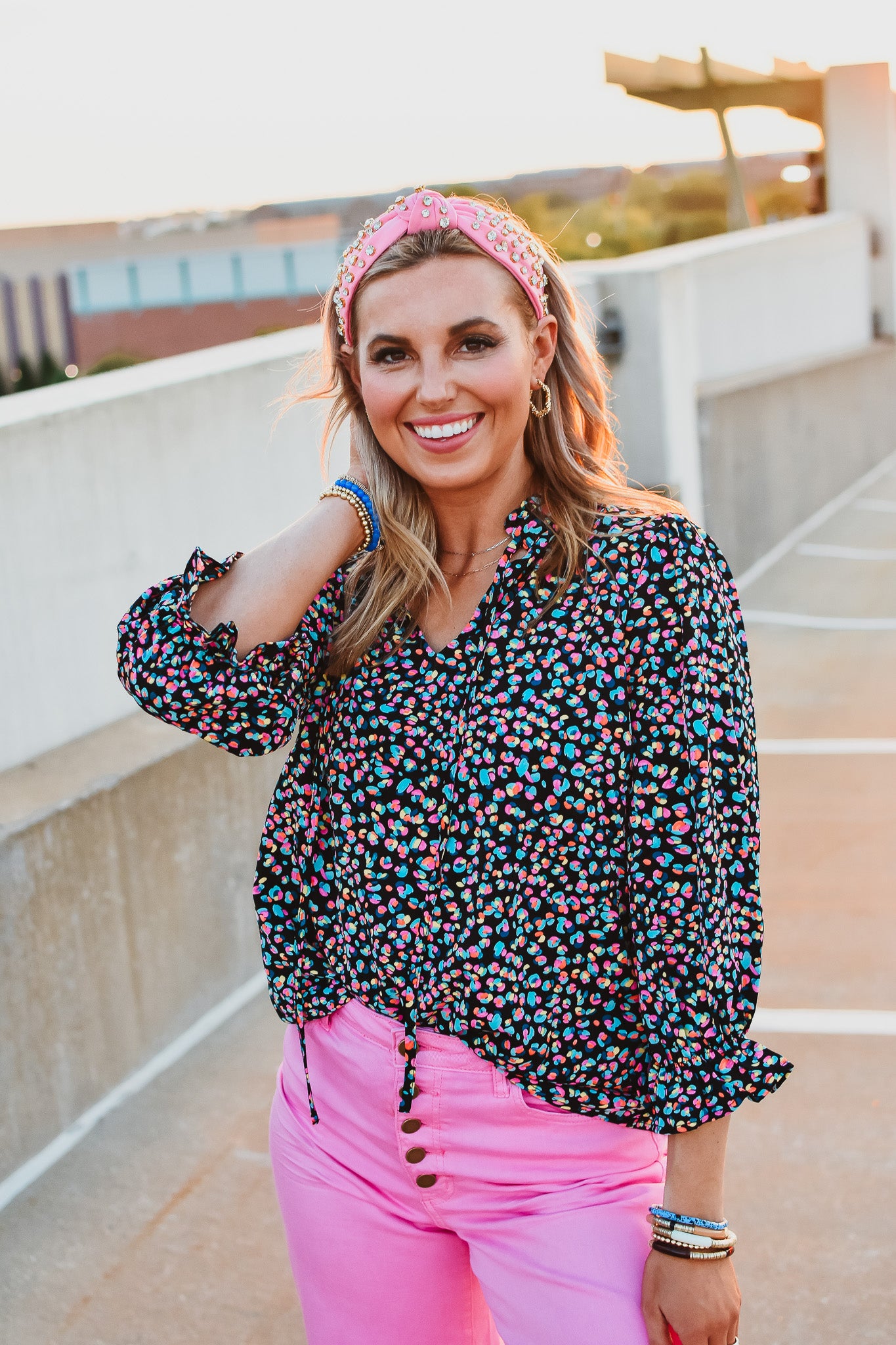 Sasha Leopard Top