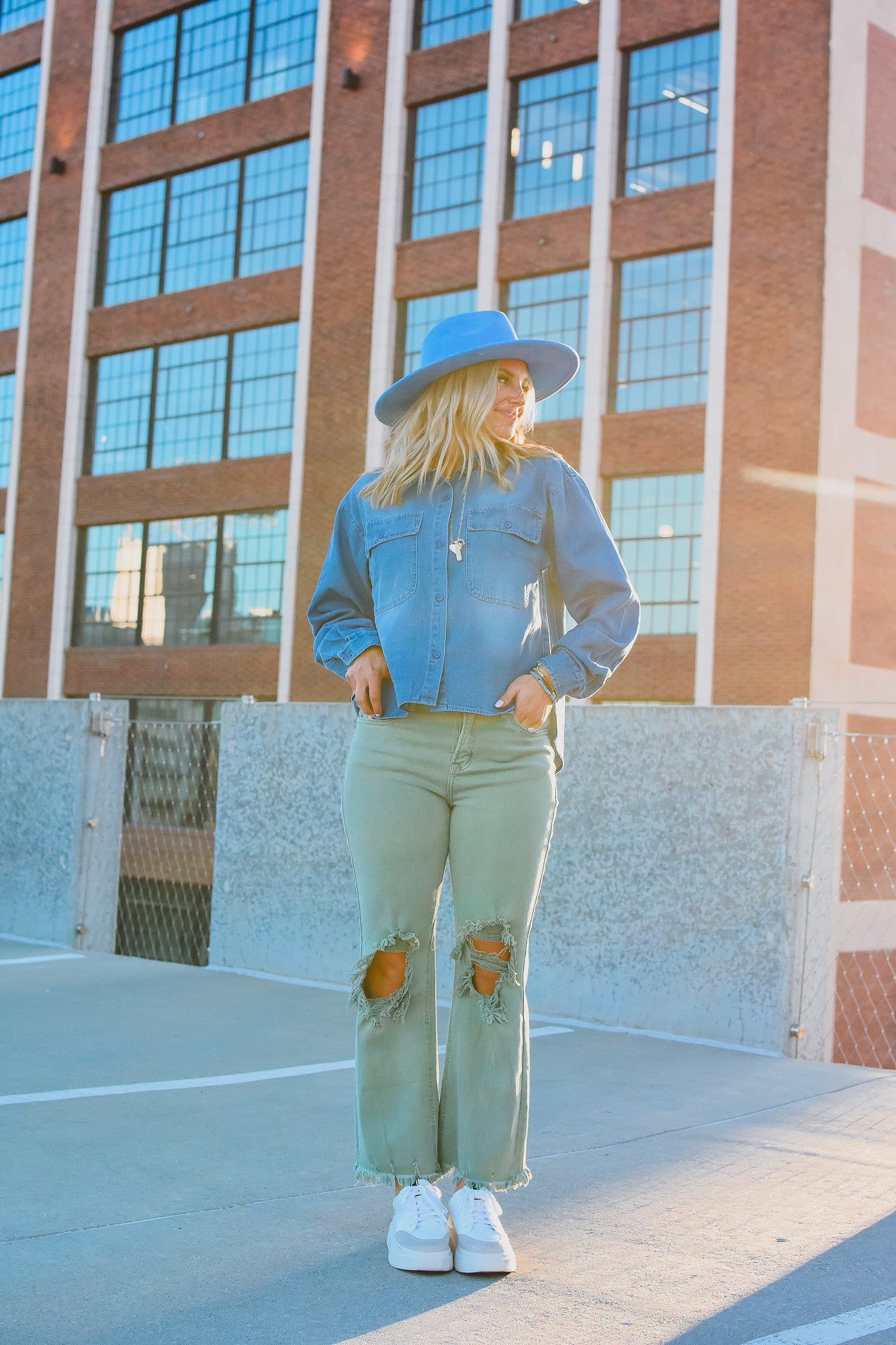 Haiden Denim Top