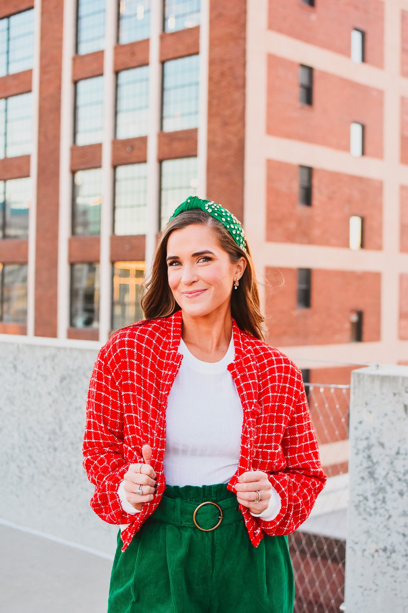 Ayva Tweed Bomber Jacket