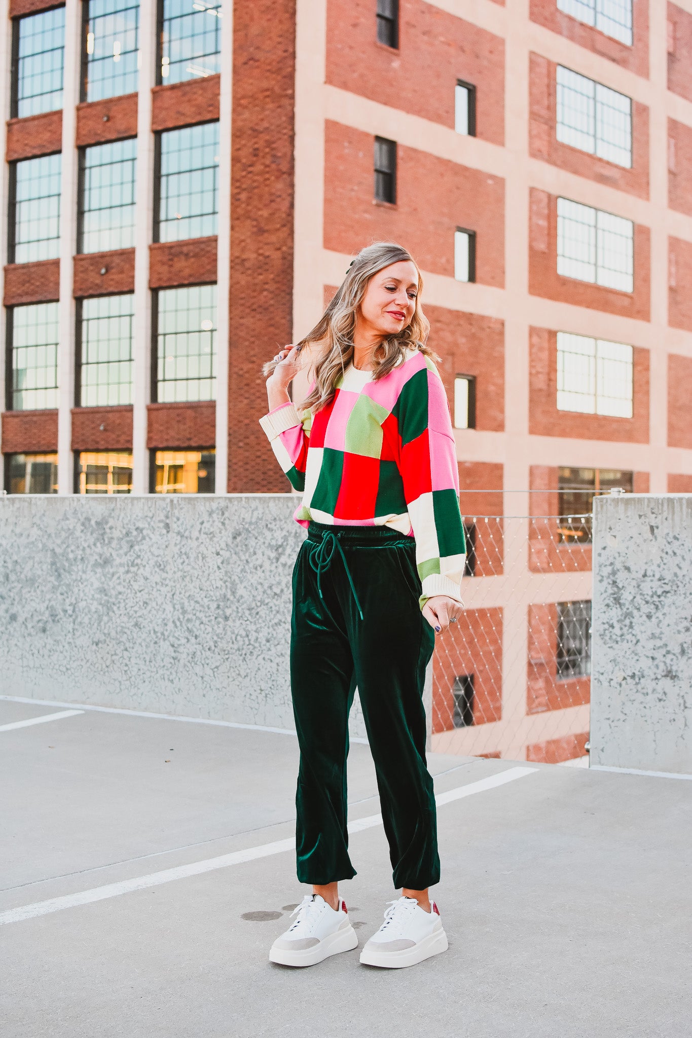 Raquel Velvet Joggers