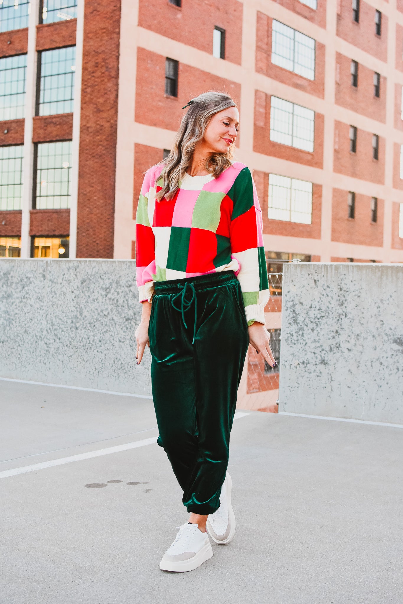 Raquel Velvet Joggers