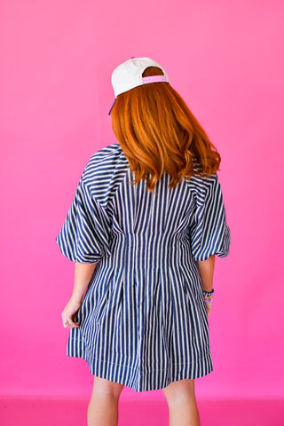 Prescott Denim Stripe Dress