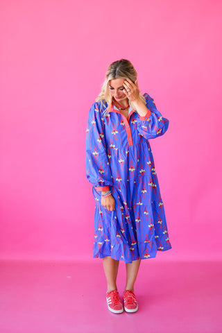 Allis Floral Midi Dress