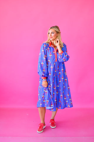 Allis Floral Midi Dress