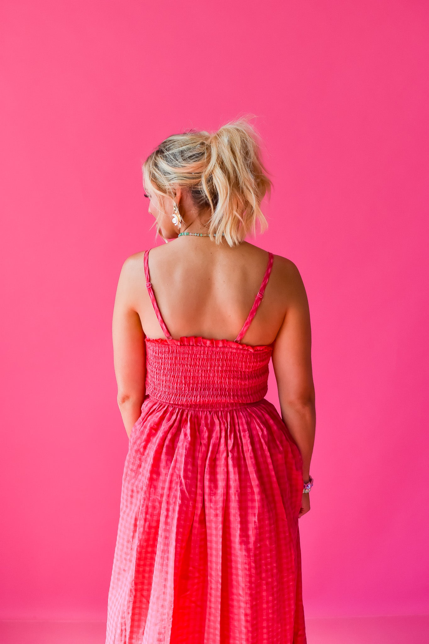 Jameson Gingham Maxi Dress
