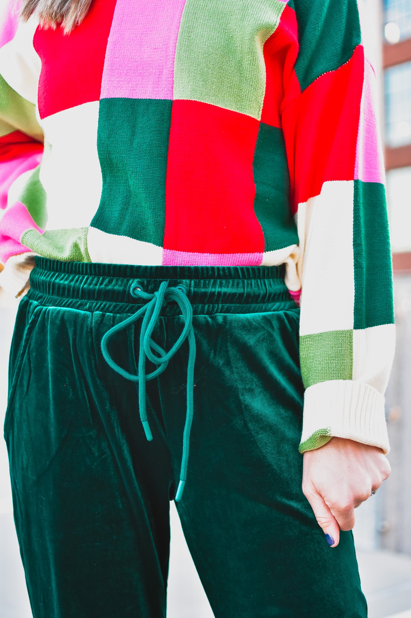 Raquel Velvet Joggers