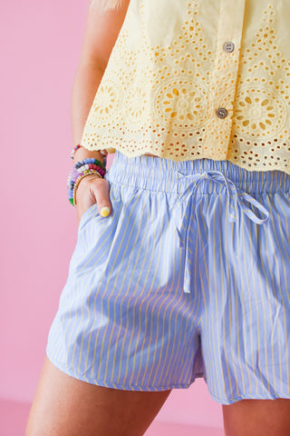 Jenna Stripe Boxer Shorts