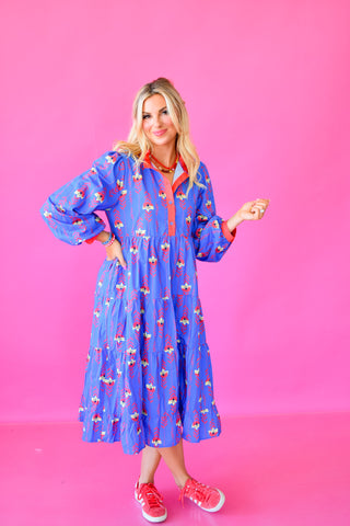 Allis Floral Midi Dress
