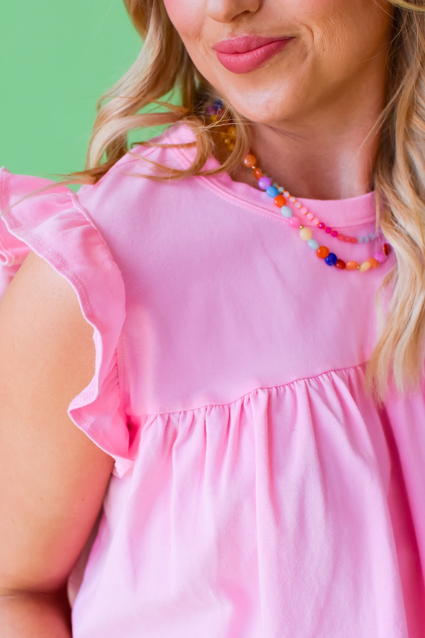 Alicia Ruffle Sleeve Top
