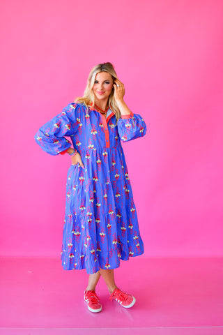 Allis Floral Midi Dress
