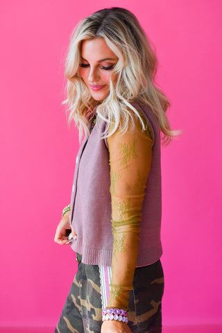 Janis Lace Top in Lemon Grass