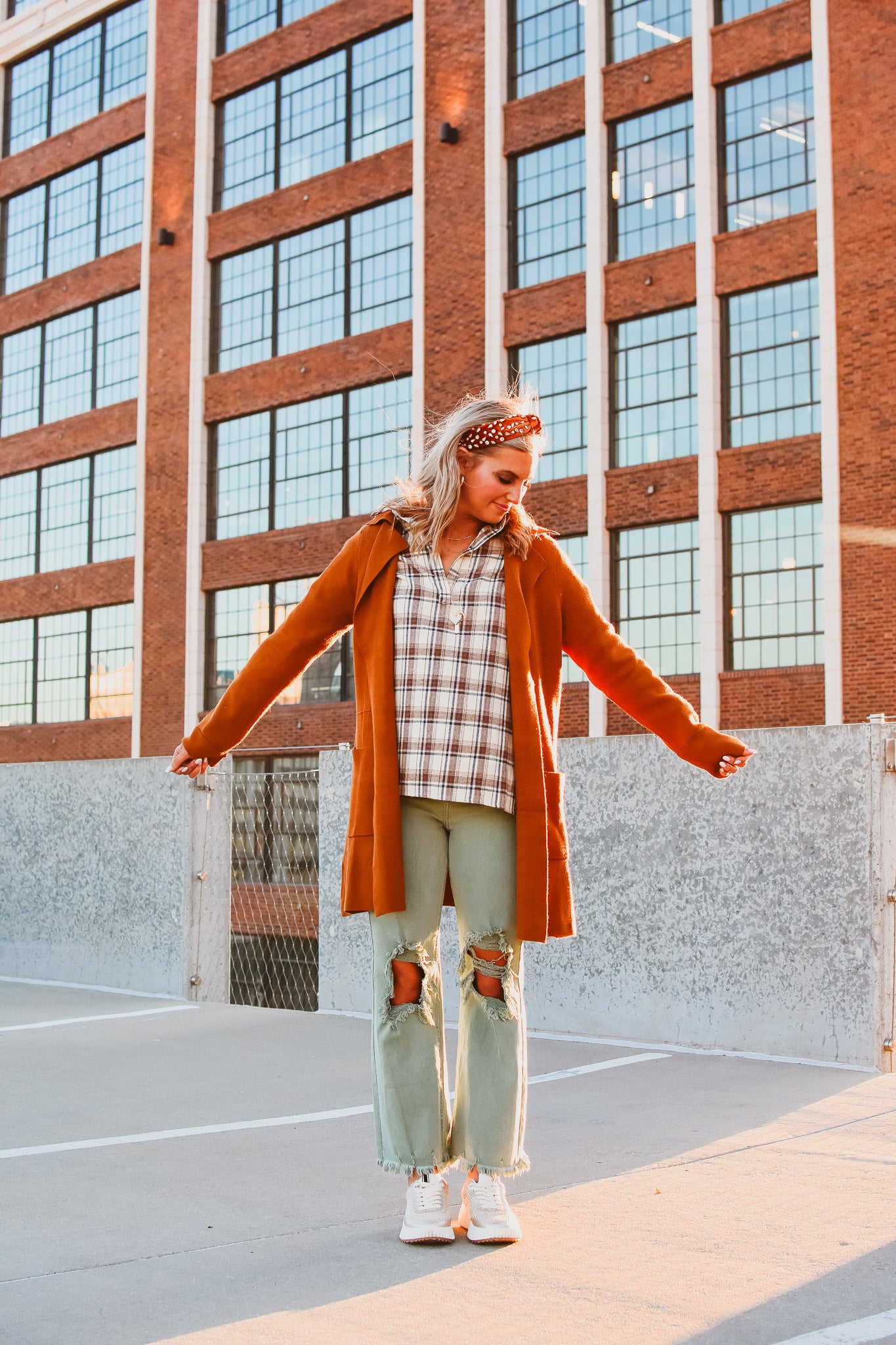 Cindy Long Cardigan in Camel