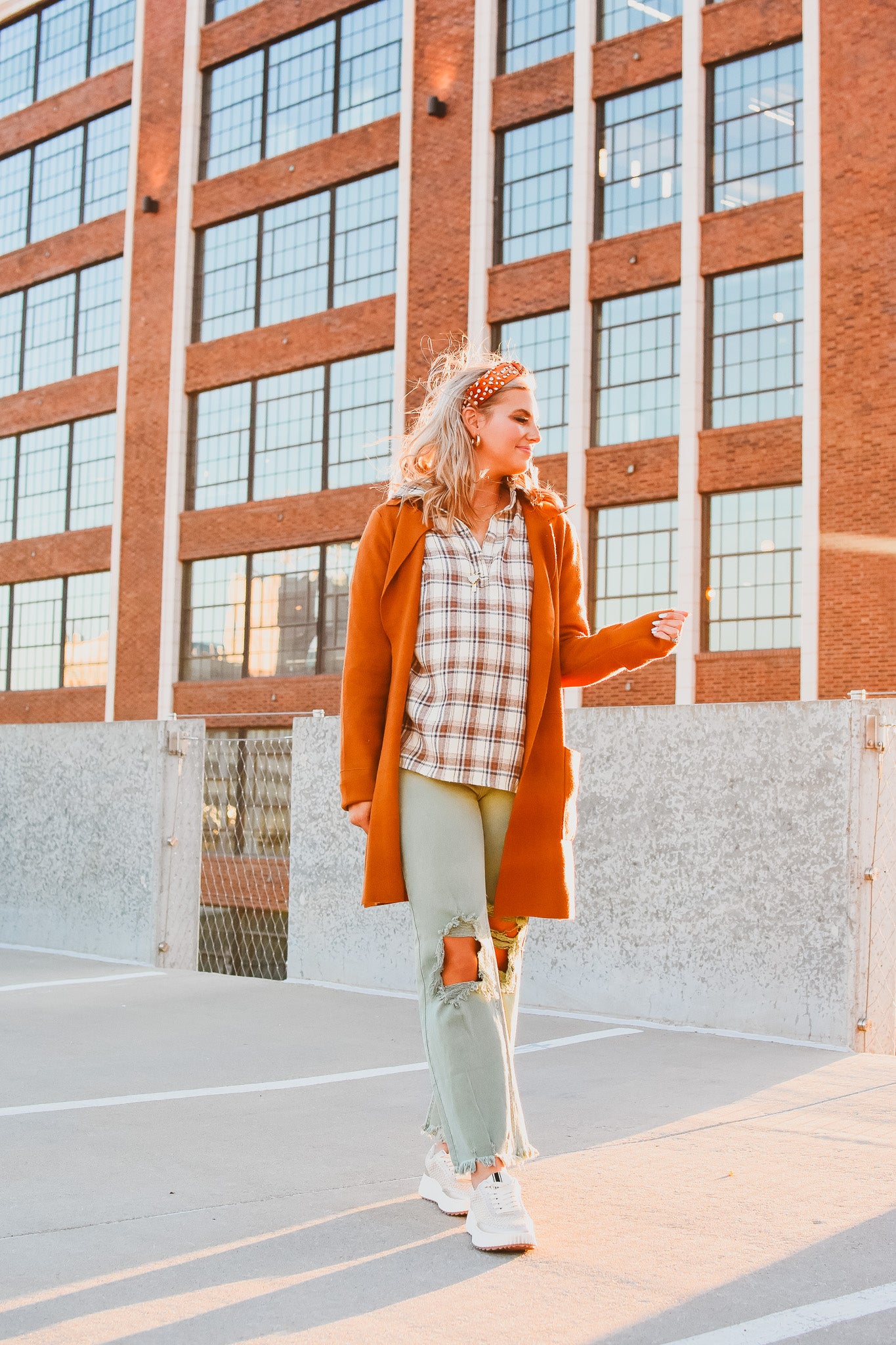 Cindy Long Cardigan in Camel