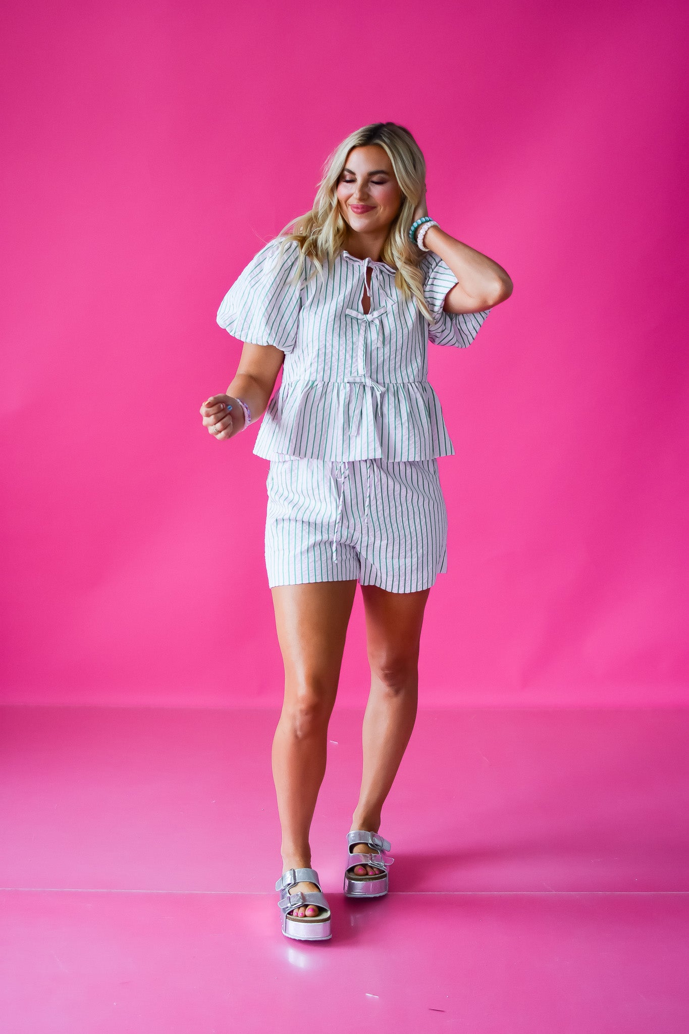 Sasha Stripe Outfit Set