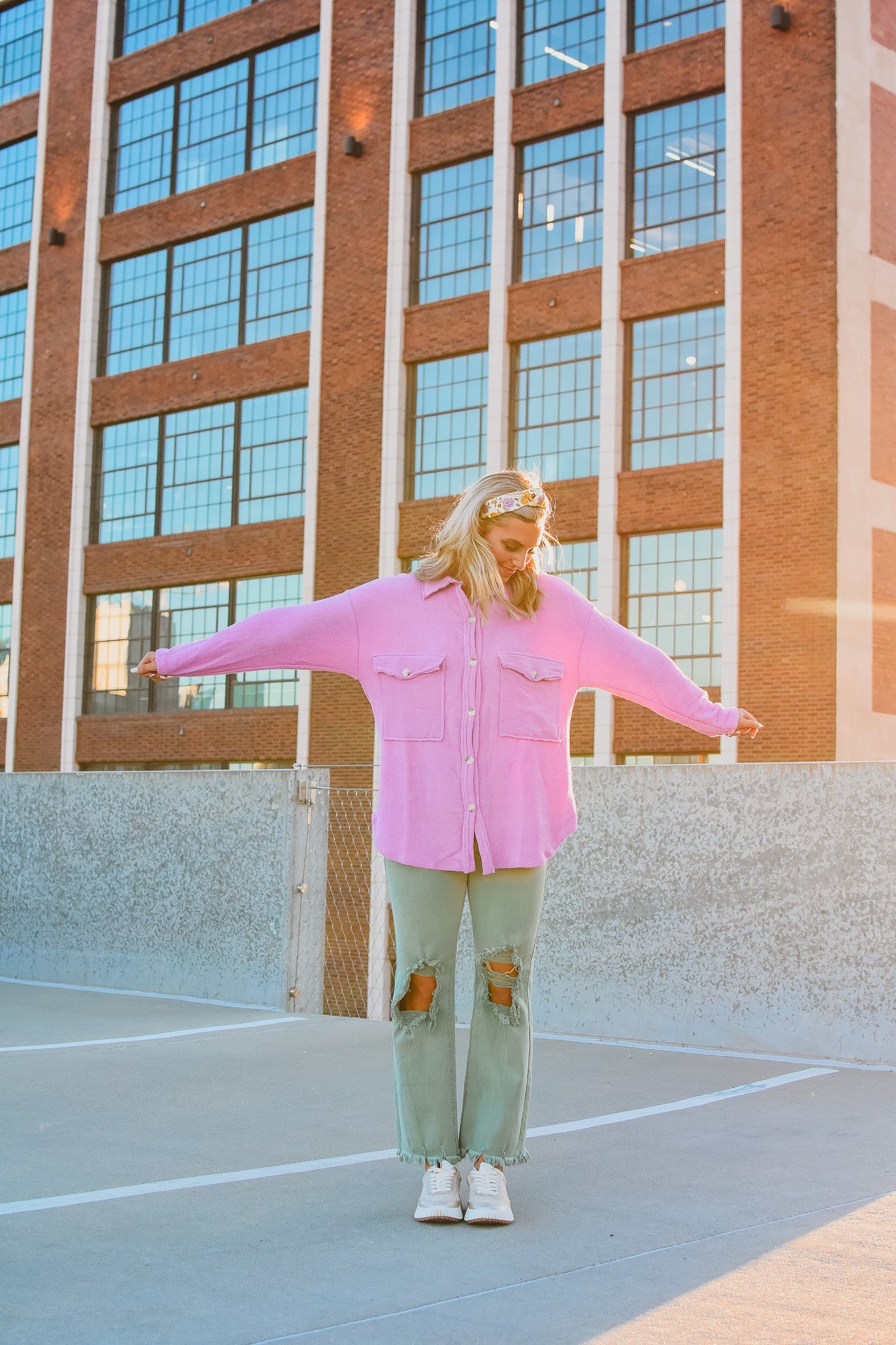 Ariel Shacket in Lilac