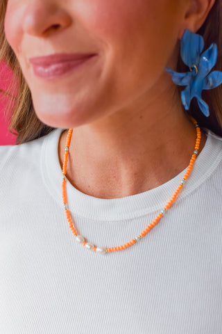 Sugar Coast Necklace - Orange