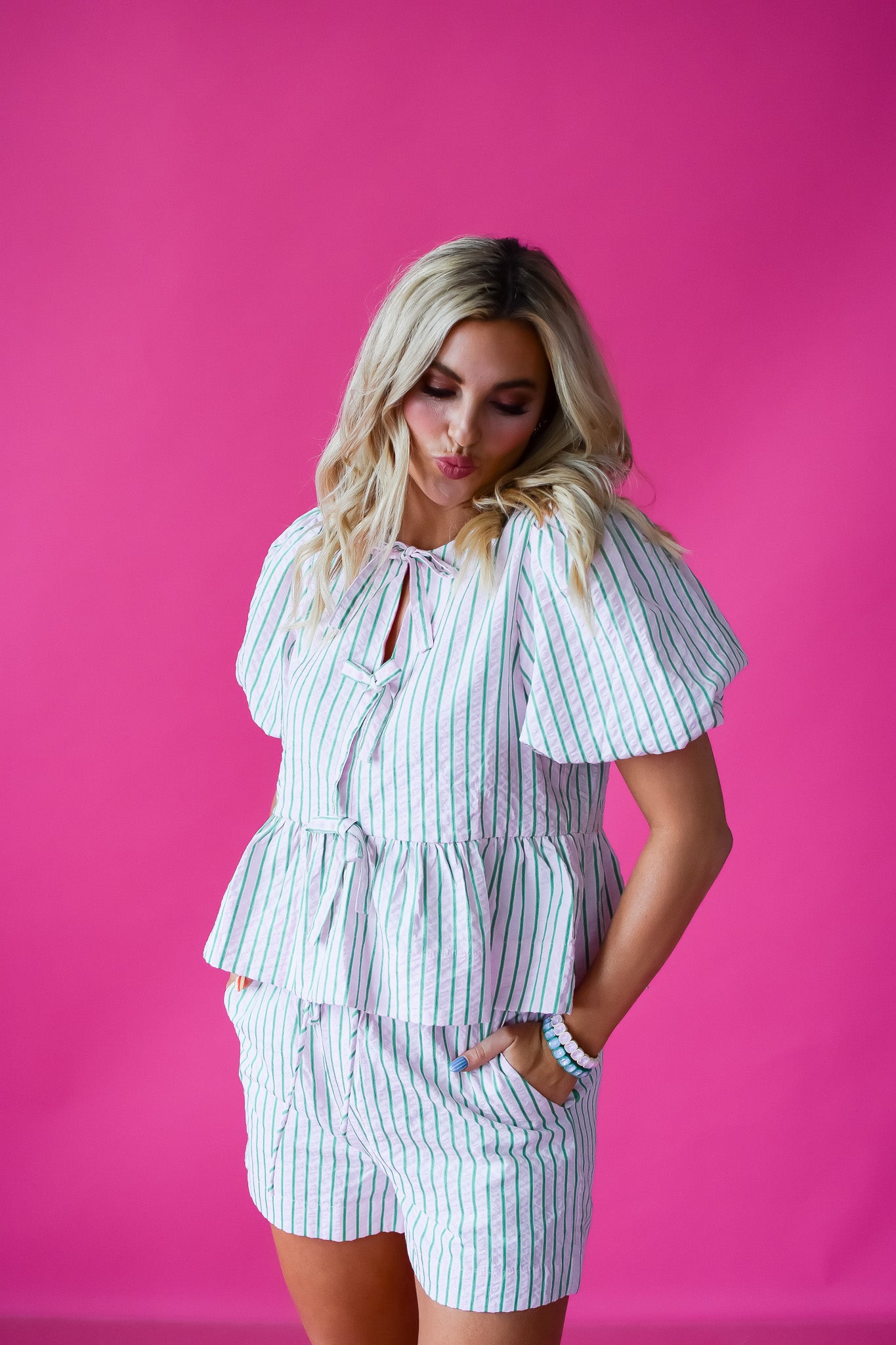 Sasha Stripe Outfit Set