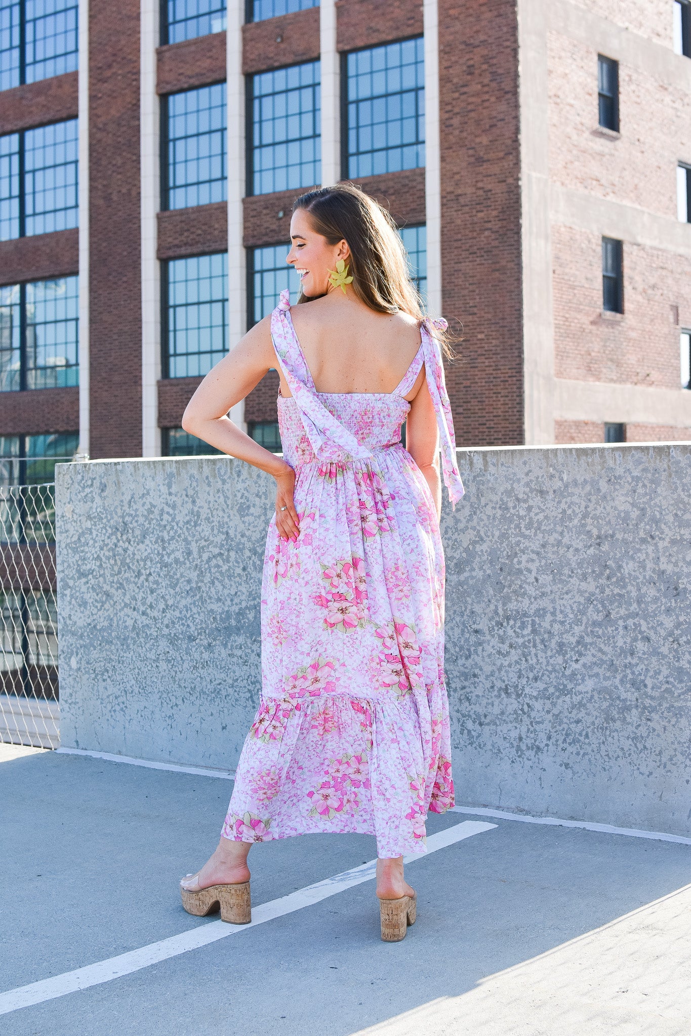 Gemma Floral Midi Dress