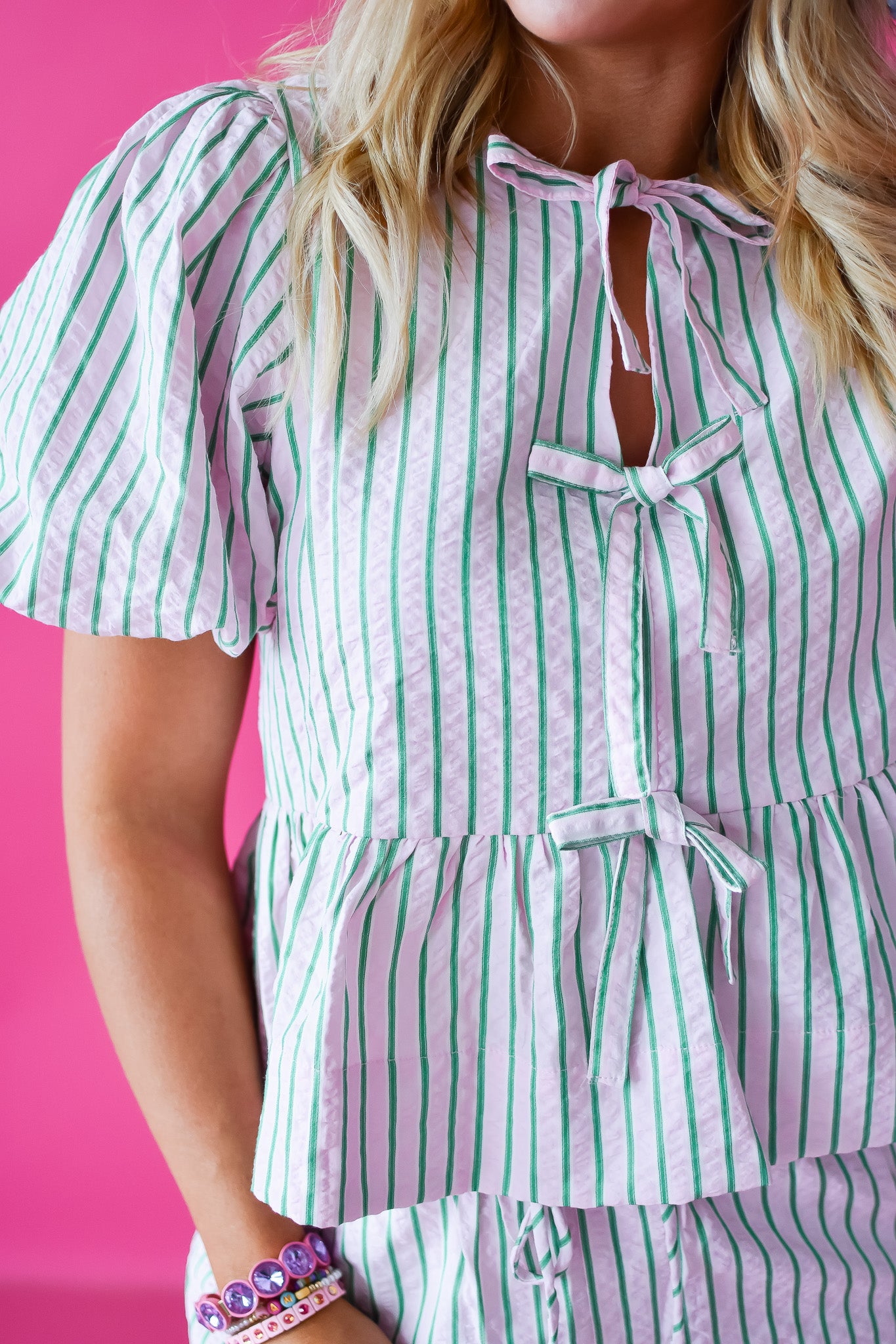 Sasha Stripe Outfit Set