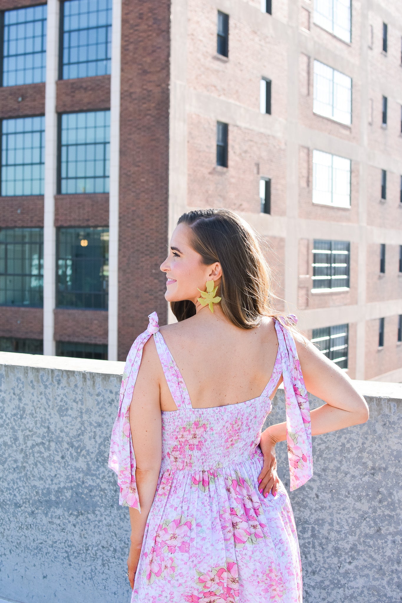 Gemma Floral Midi Dress