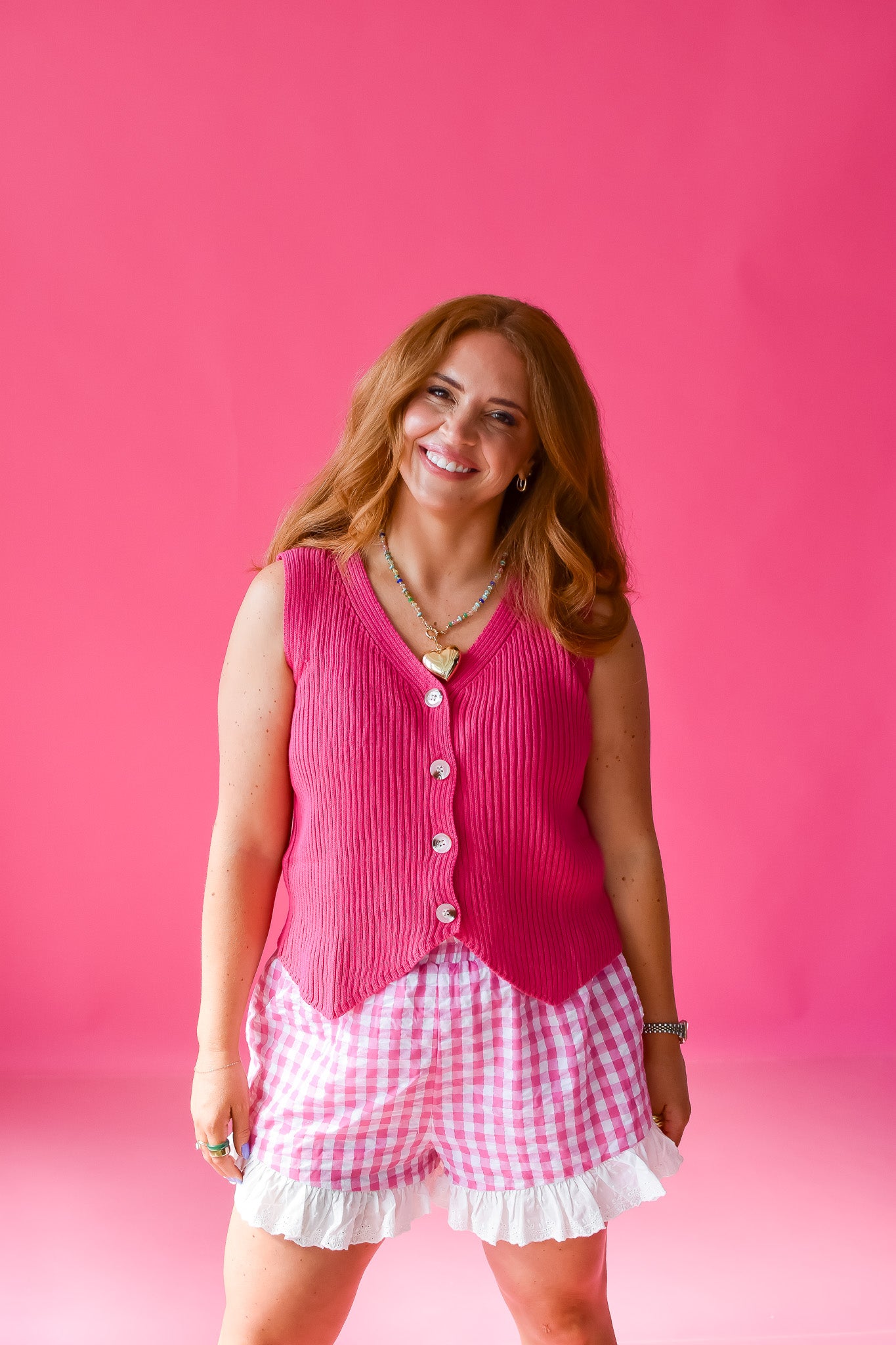 Hayden Button Up Knit Top
