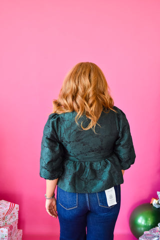 Karrie Jacquard Floral Top