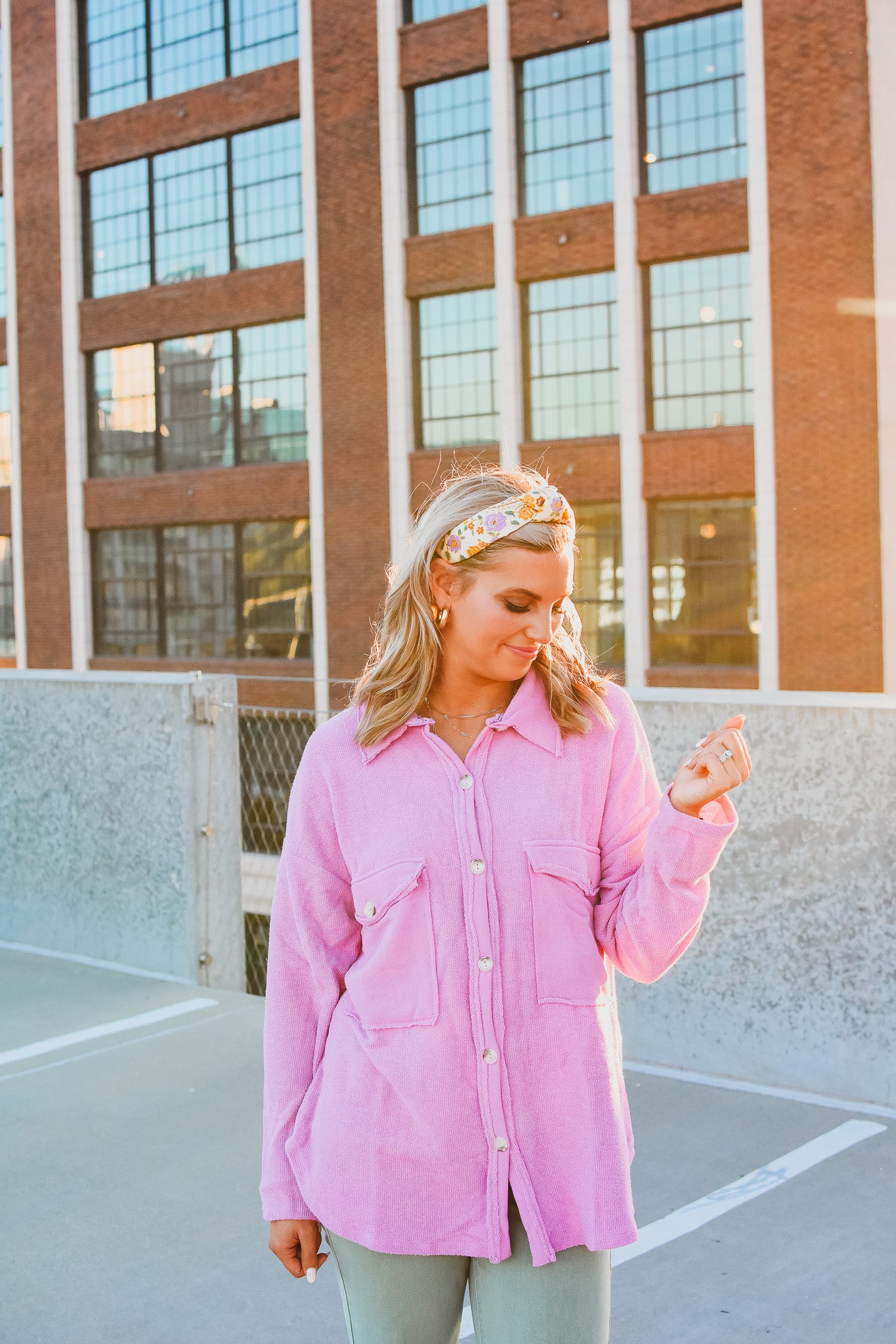 Ariel Shacket in Lilac
