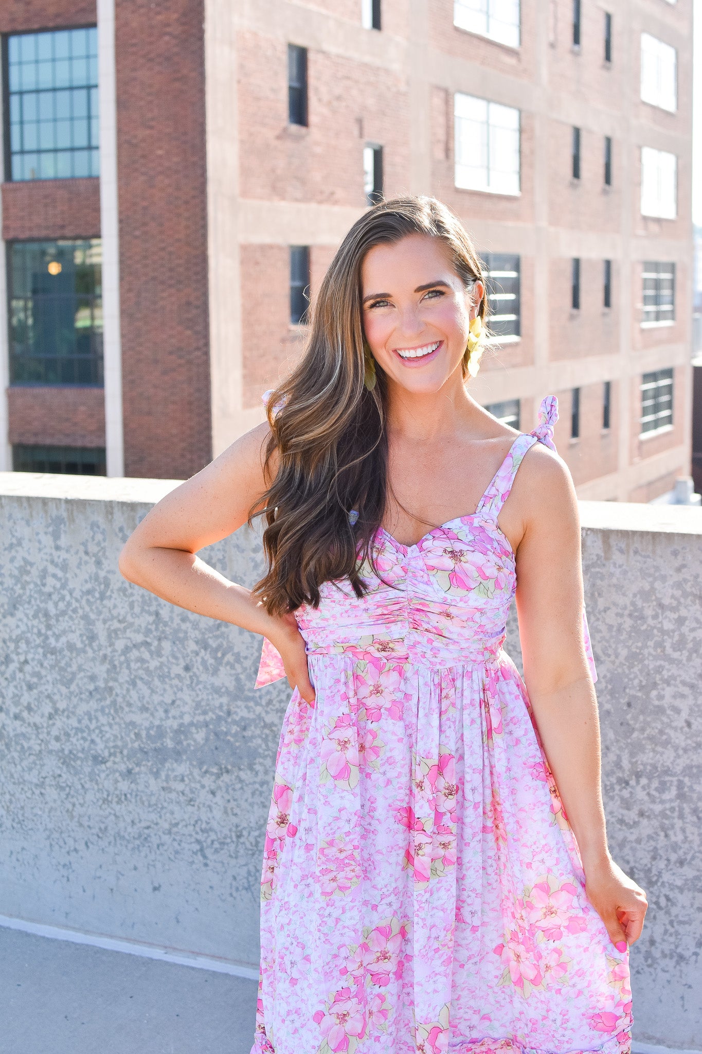 Gemma Floral Midi Dress