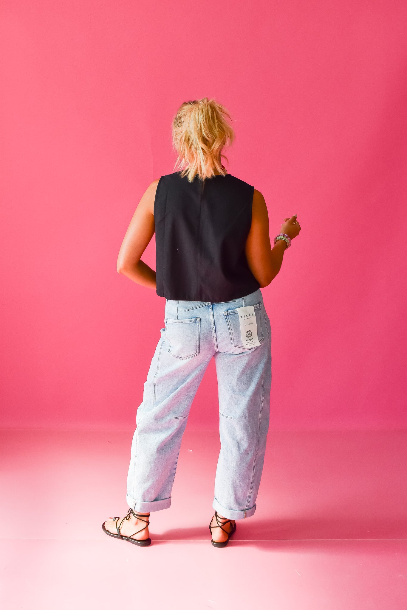 Benny Barrel Cuffed Jeans