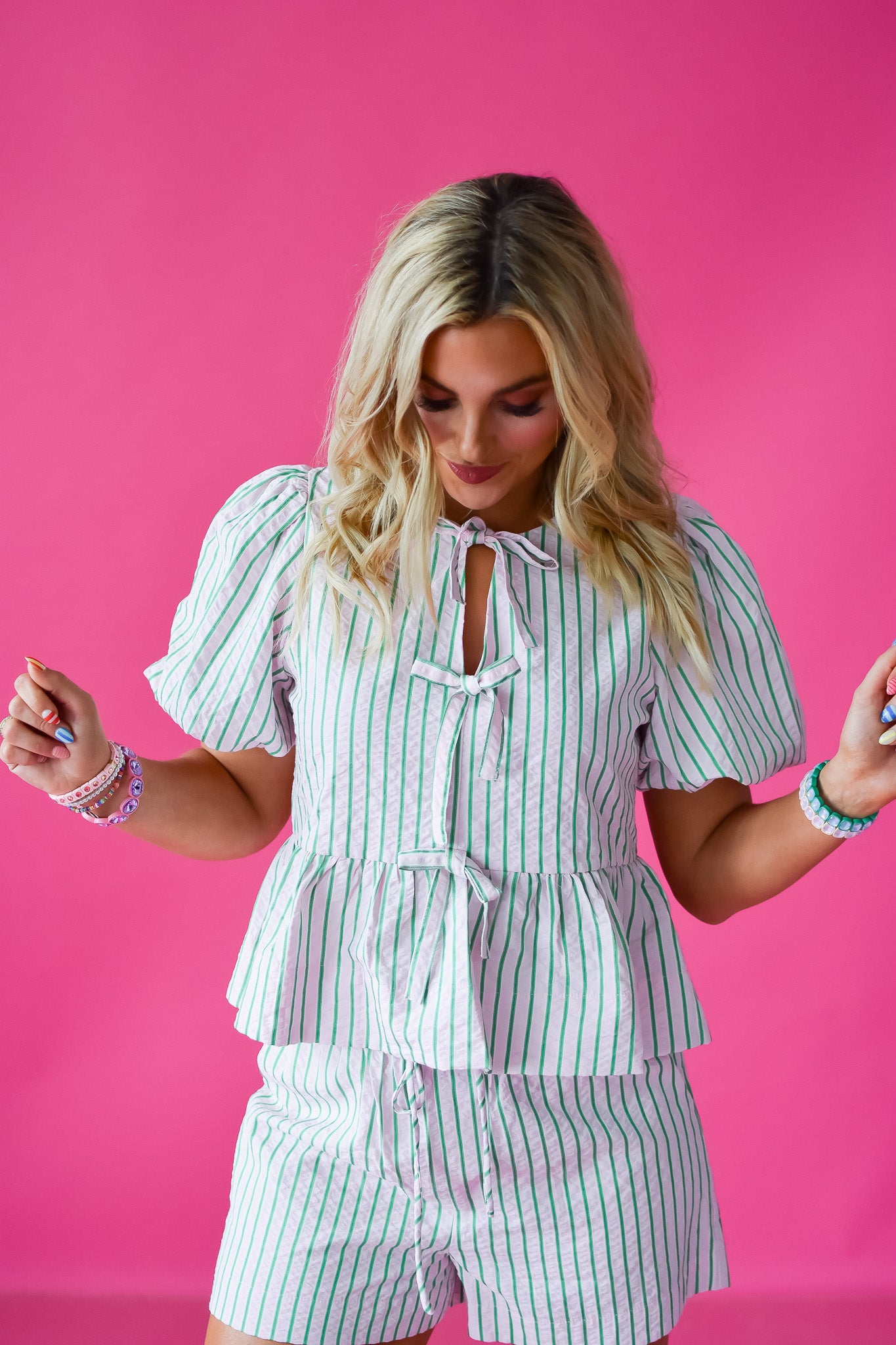 Sasha Stripe Outfit Set